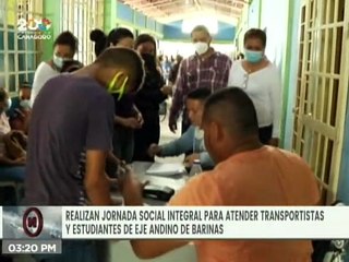 Entérate | Realizada jornada social integral para transportistas y estudiantes del Edo. Barinas