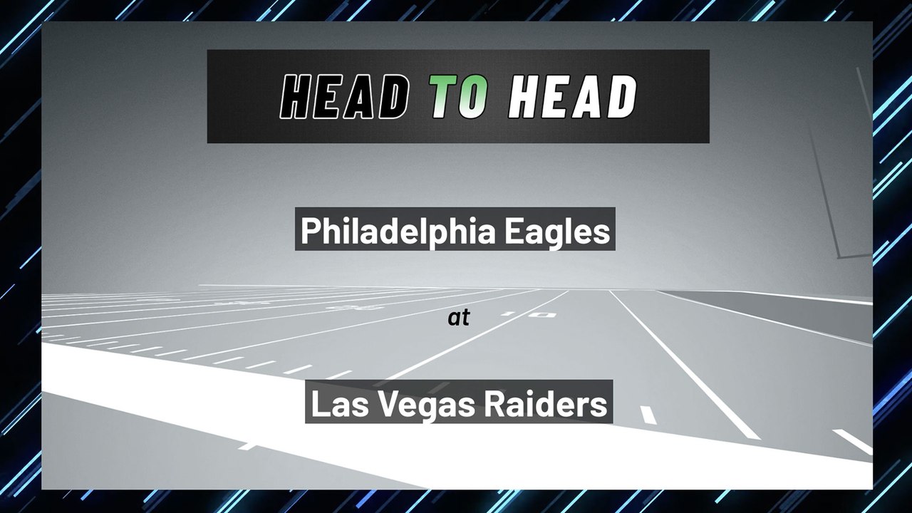 Philadelphia Eagles at Las Vegas Raiders: Moneyline