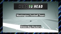 Washington Football Team at Green Bay Packers: Moneyline