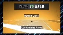 Detroit Lions at Los Angeles Rams: Moneyline