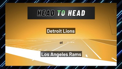 Detroit Lions at Los Angeles Rams: Over/Under