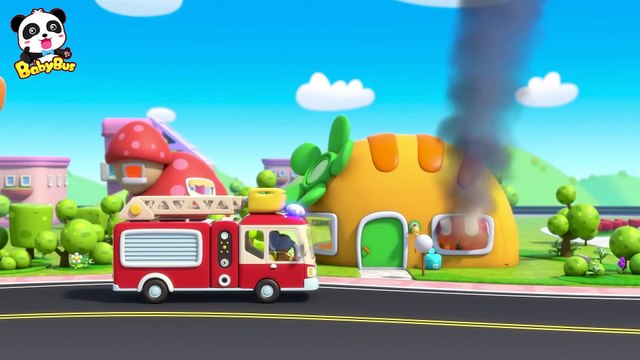 Baby Panda Puts out the Fire | Fireman Rescue Team | Kids Role Play | BabyBus