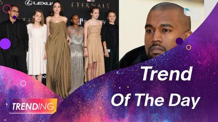 أنجلينا جولي برفقة أبنائها الخمسة في عرض فيلمها الجديد وكانييه ويست يغير اسمه رسميًا