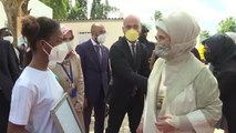 Emine Erdoğan, Togo'da Türkiye Maarif Vakfı Eğitim Kampüsü'nün açılışında konuştu
