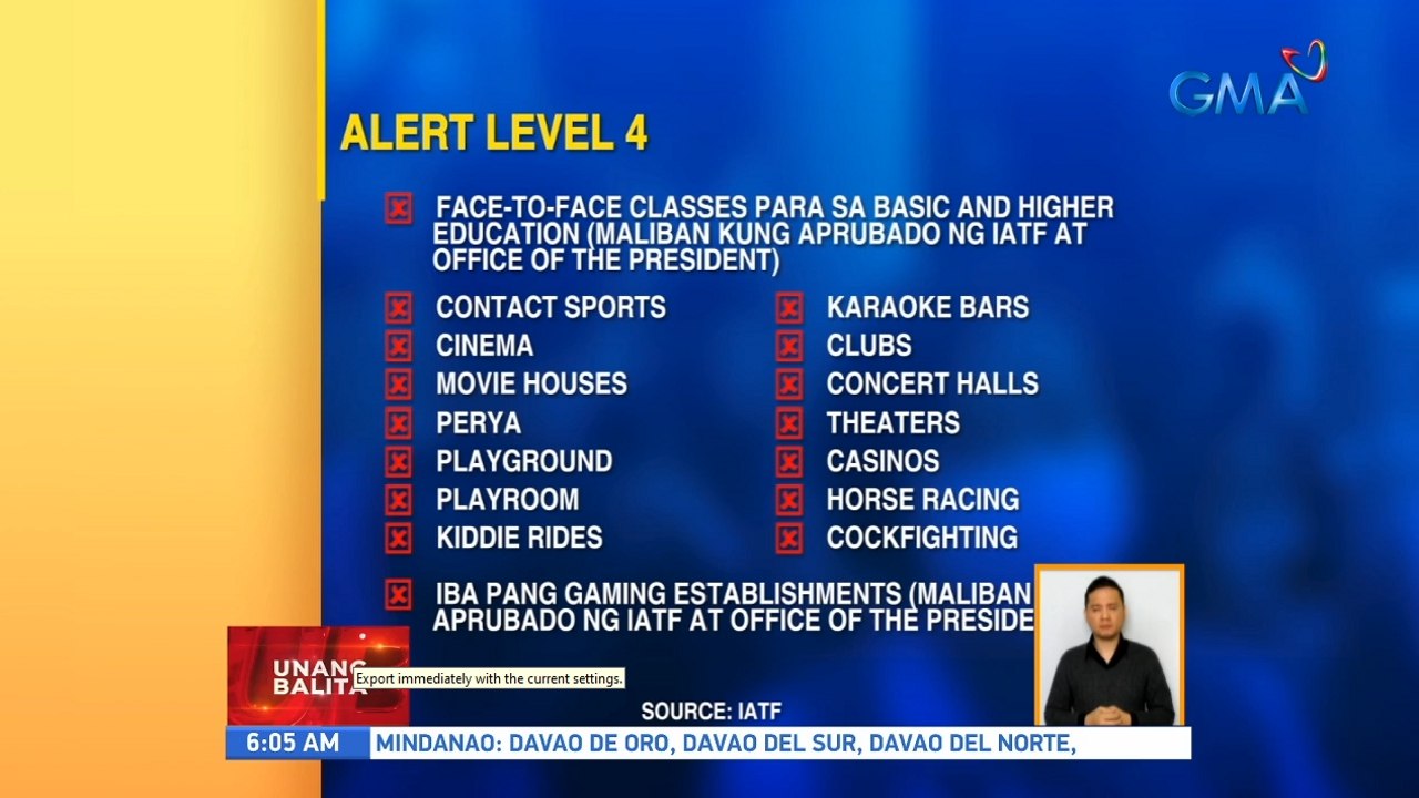 Alert level guidelines | UB