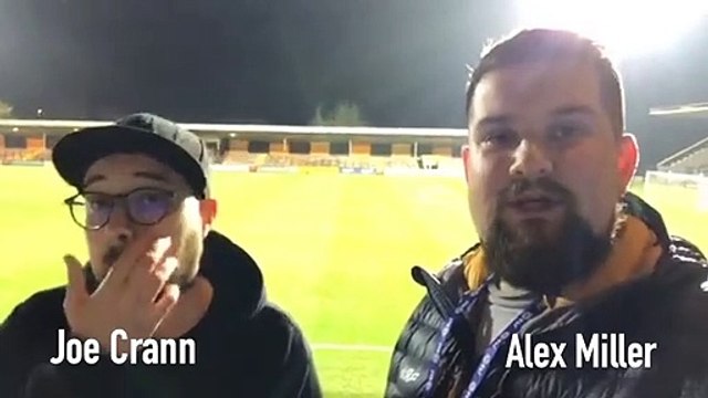 Alex Miller and Joe Crann on Cambridge United 1 Sheffield Wednesday 1