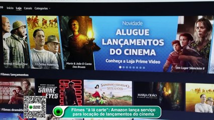 Filmes "à lá carte"- Amazon lança serviço para locação de lançamentos do cinema