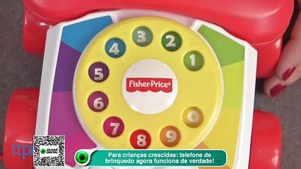 Para crianças crescidas telefone de brinquedo agora funciona de verdade!