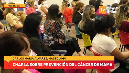 Charla sobre prevención del cáncer de mama