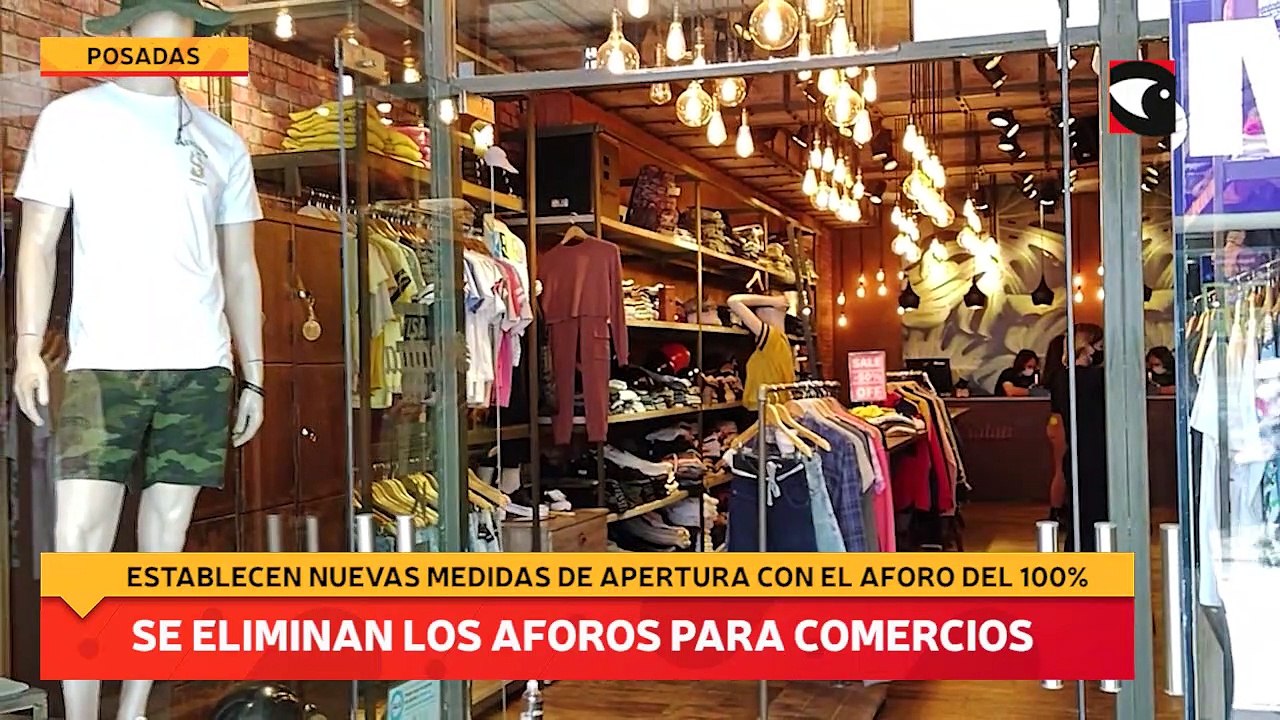 Se eliminan los aforos para comercios