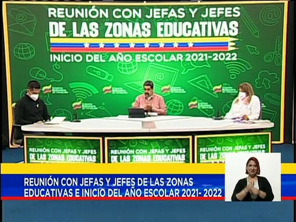 Pdte. Nicolás Maduro presentó los 10 vértices para el año escolar  2021–2022
