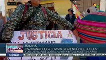 Víctimas de la violencia en Gobierno de Jeanine Áñez inician marcha desde Oruro hasta La Paz
