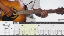 STUCK ON YOU Lionel Richie Fingerstyle Guitar Tabs  Chords  Lyrics  Fed Monzaga