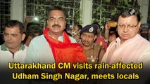 Uttarakhand CM visits rain-affected Udham Singh Nagar, meets locals