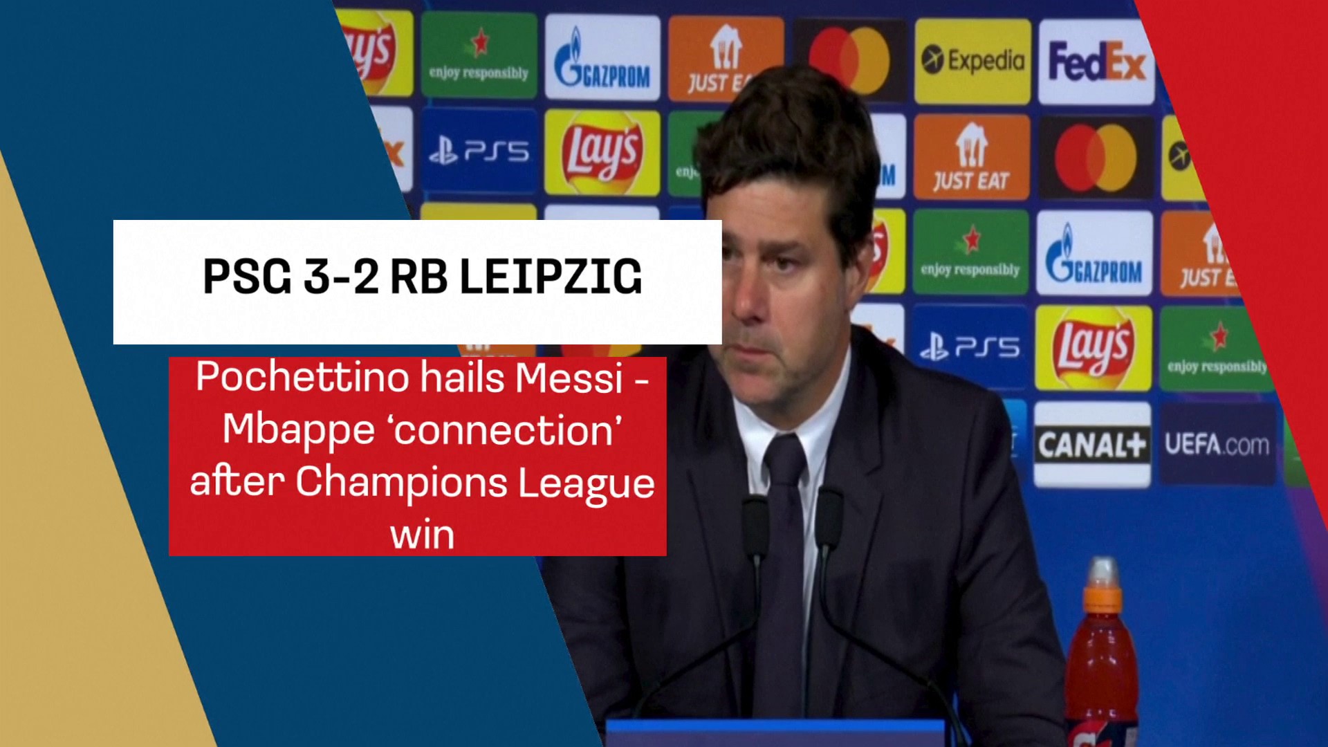 Pochettino alaba la conexión Messi-Mbappé