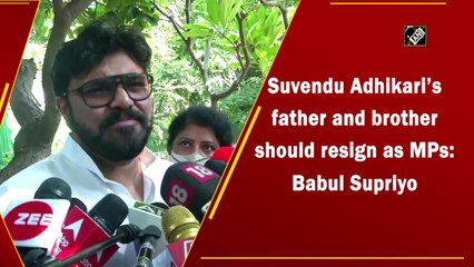 Suvendu Adhikari’s father and brother should resign as MPs: Babul Supriyo