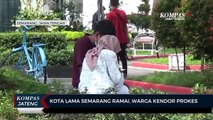 Kota Lama Semarang Ramai, Warga Kendor Prokes