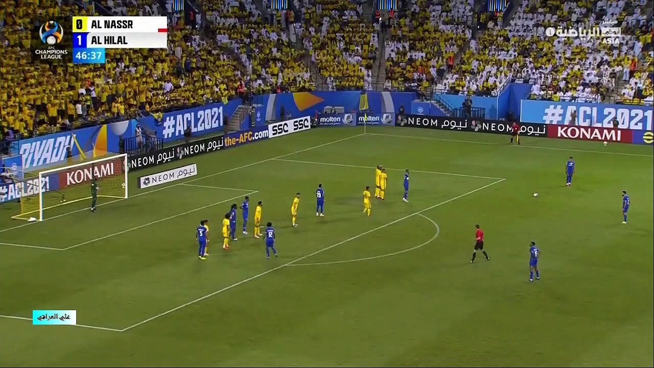 الشوط الثاني مباراة الهلال 2-1 والنصر نصف نهائي دوري ابطال اسيا