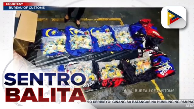 P15.64-M halaga ng shabu na isiniksik sa shipment ng mga damit mula Malaysia, nasabat