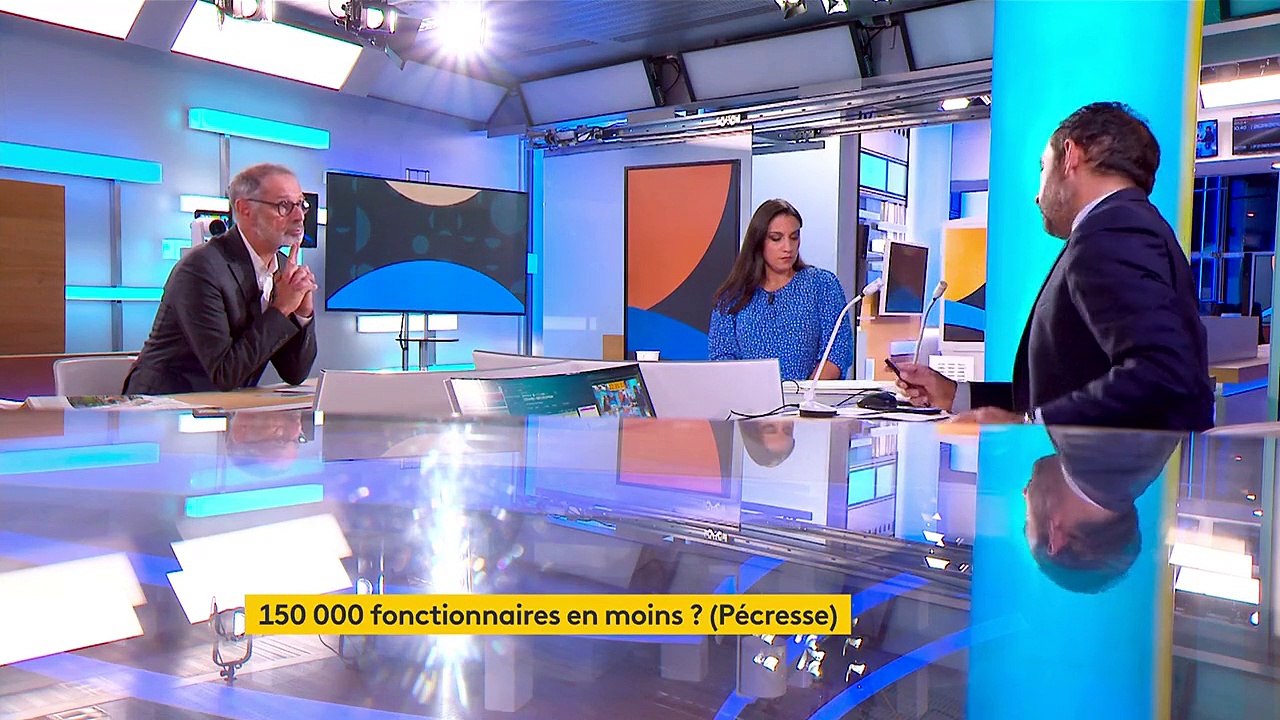 Présidentielle 2022 : "Valérie Pécresse a pris son ticket pour la macronie" en promettant de supprimer 150 000 postes de fonctionnaires, juge Sébastien Chenu