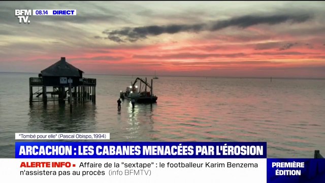 À Arcachon, les cabanes tchanquées sont menacées par l'érosion