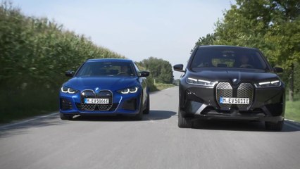 The first-ever BMW iX Driving and Charging - BMW iX and BMW i4