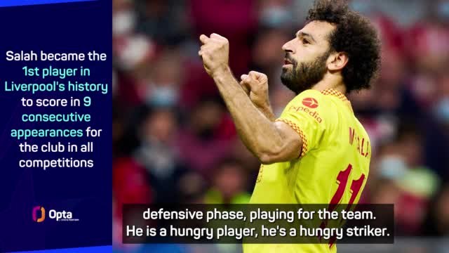 Alisson delighted for 'hungry' Salah after Atleti-Liverpool heroics