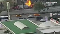 Son dakika! Ankara-Eskişehir yolundaki MTA bahçesinde şiddetli doğalgaz patlaması