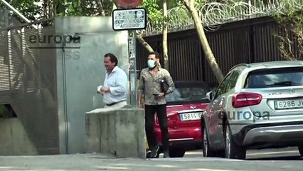 Olga Moreno sale del abogado acompañada de Antonio David Flores