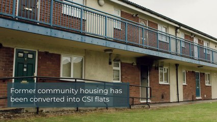 UCLan's new crime scene houses