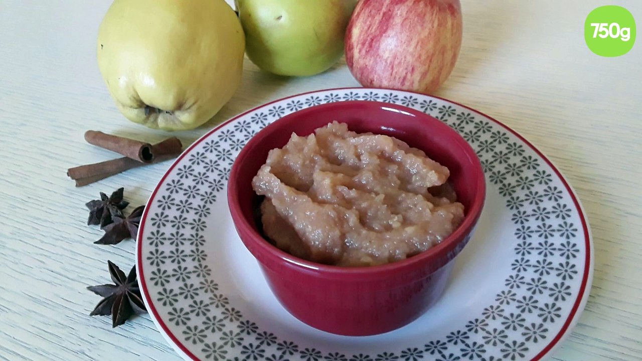 Compote pommes-coings aux épices au thermomix