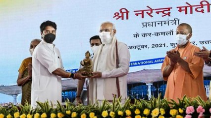 PM Modi on his visit to Kushinagar in UP today