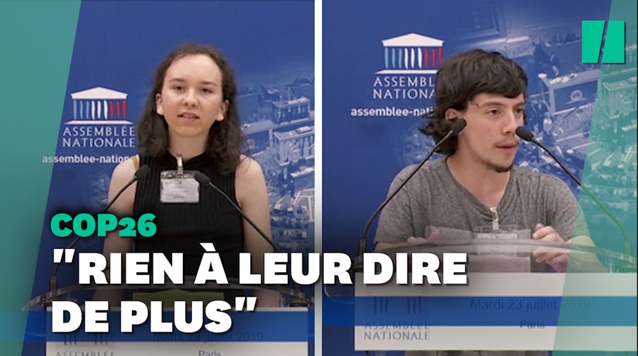 COP26: la désillusion de ces jeunes deux ans après leur prise de parole avec Greta Thunberg