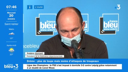 Frédéric Gontard, président de la fédération ovine de la Drôme