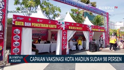 Vaksinasi Di Kota Madiun Sudah Mencapai 98 Persen