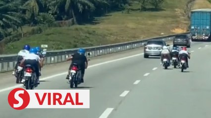 Cops nab four caught on video riding m-cycles recklessly on S'ban-PD highway