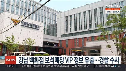 Descargar video: 강남 백화점 보석매장 VIP 정보 유출…경찰 수사