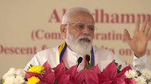 PM Modi addresses the Abhidhamma Day programme