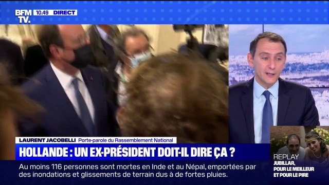 Laurent Jacobelli, porte-parole du Rassemblement National : François Hollande a été un des fossoyeurs de la France lui aussi f