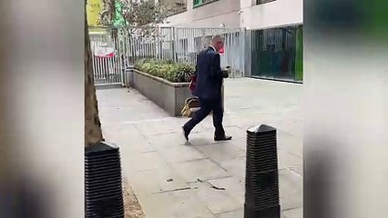 Michael Gove Surrounded by angry public