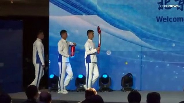 Олимпийский огонь прибыл в Пекин
