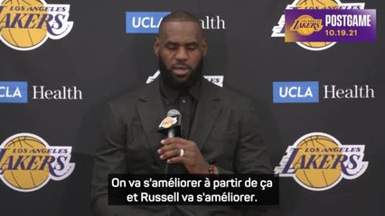Lakers - LeBron revient sur la première de Westbrook