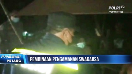 Polres Melawi Patroli & Berikan Pembinaan Awak Pos Kamling Swakarsa