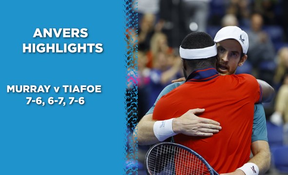 Anvers - Premier tour : Murray s'impose après un combat de 3h45 face à Tiafoe