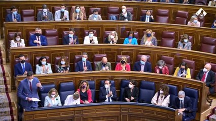 Pedro Sánchez aprovecha una pregunta de Teruel Existe para cargar contra Ayuso