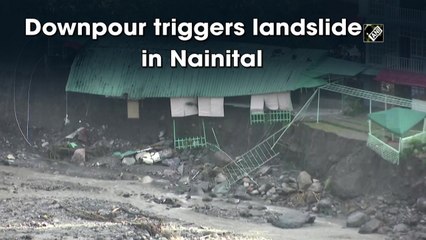 Downpour triggers landslide in Nainital