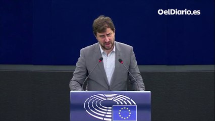 Cara a cara de Toni Comín (JxC) y Luis Garicano (Cs) en el Parlamento Europeo