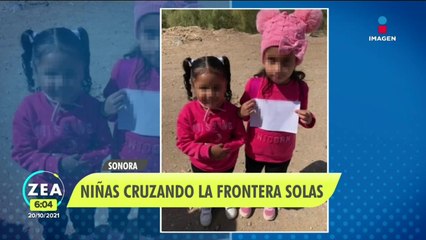 Encuentran a niñas migrantes caminando solas en el desierto de Sonora