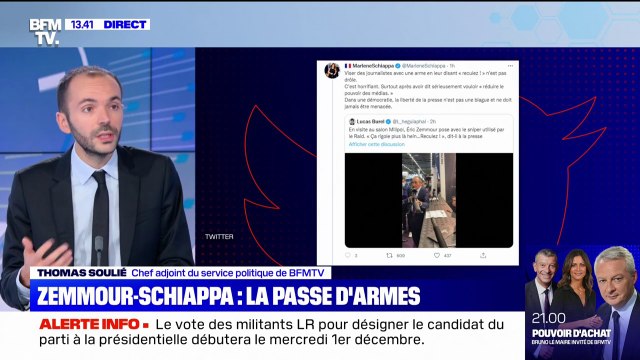 Si vous savez pas la différence entre l'humour et le sérieux, c'est que vous êtes un imbécile : passe d'armes musclée entre Éric Zemmour et Marlène Schiappa