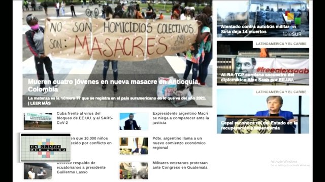 En Clave Mediática 20-10: Cuatro jóvenes muertos en nueva masacre en Antioquia